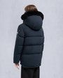 Moose Knuckles - M32UJ193S - Kids Unisex Original Shearling 3Q Jacket - KIDS - Navy / Black Shearling - Back