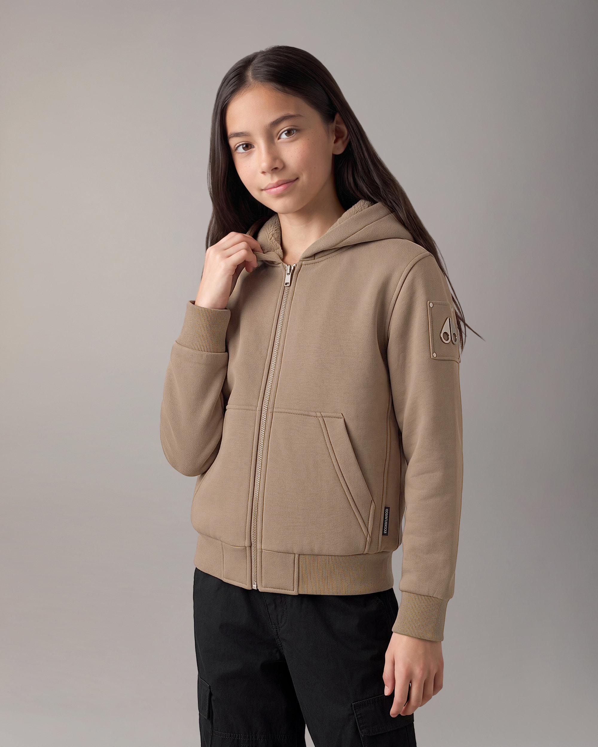 Moose Knuckles - M32US661 - Kids Classic Bunny Hoodie - KIDS -  - Detail1