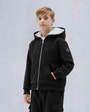 Moose Knuckles - M32US661 - Classic Bunny - KIDS - Black / White Faux Fur - Detail4