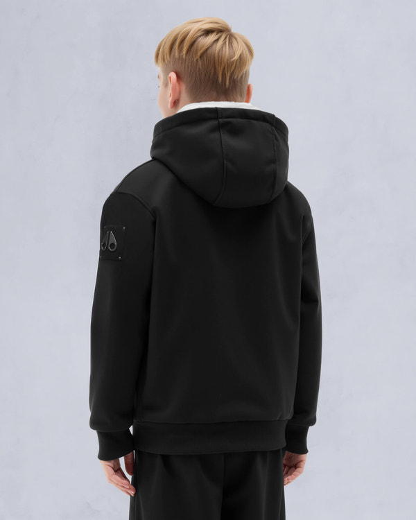 Moose Knuckles - M32US661 - Classic Bunny - KIDS - Black / White Faux Fur - Detail5