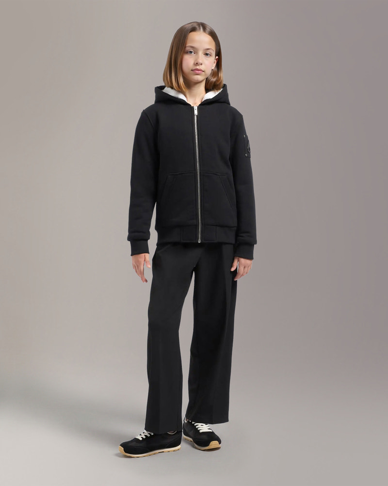 Moose Knuckles - M32US661 - Kids Unisex Classic Bunny - KIDS - Black / White Faux Fur - Front Category