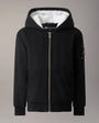 Moose Knuckles - M32US661 - Kids Classic Bunny Hoodie - KIDS - Black / White Faux Fur - GM