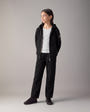 Moose Knuckles - M32US661 - Kids Classic Bunny Hoodie - KIDS - Black / Shiny Black - Detail5