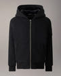 Moose Knuckles - M32US661 - Kids Classic Bunny Hoodie - KIDS - Black / Shiny Black - GM