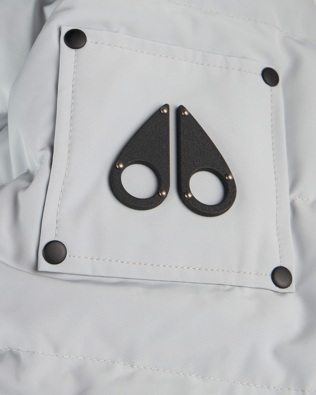 Moose Knuckles - M33LB015S - Onyx Ladriere Shearling Bomber Jacket - WOMENS - Grey Birch /Natural - Detail1