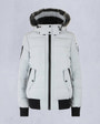 Moose Knuckles - M33LB015S - Onyx Ladriere Shearling Bomber Jacket - WOMENS - Grey birch / ice sgerling  - GM