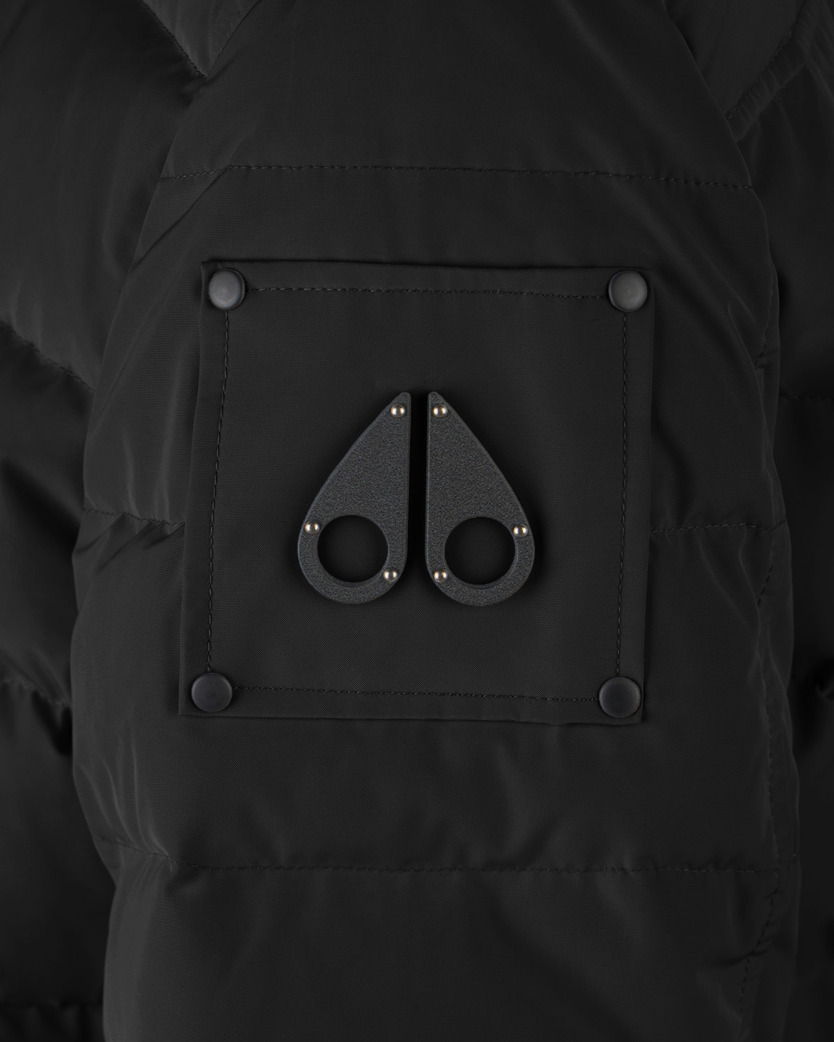 Moose Knuckles - M33LB015S - Onyx Ladriere Shearling Bomber Jacket - WOMENS -  - Detail1