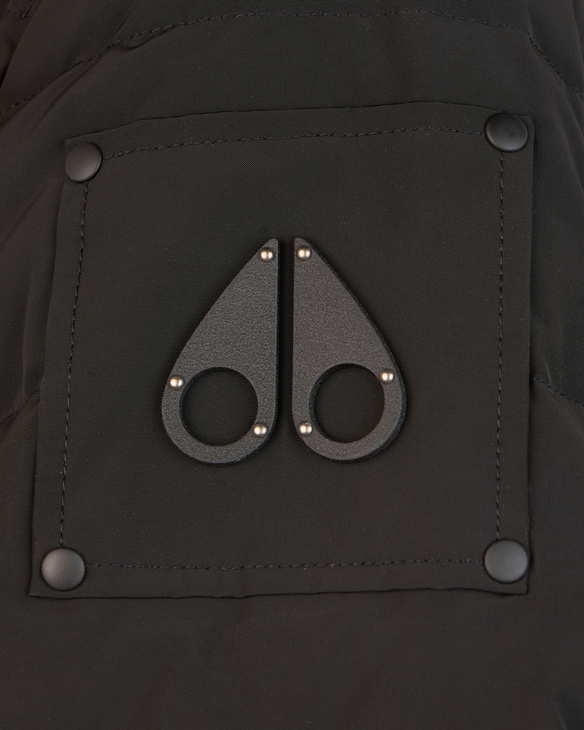 Moose Knuckles - M33LB015S - Onyx Ladriere Shearling Bomber Jacket - WOMENS - Black / Black Shearling - Detail1