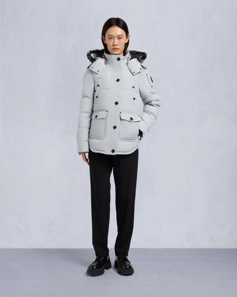 Moose Knuckles - M33LJ113S - Onyx Anguille Shearling Jacket - WOMENS -  - Front Category