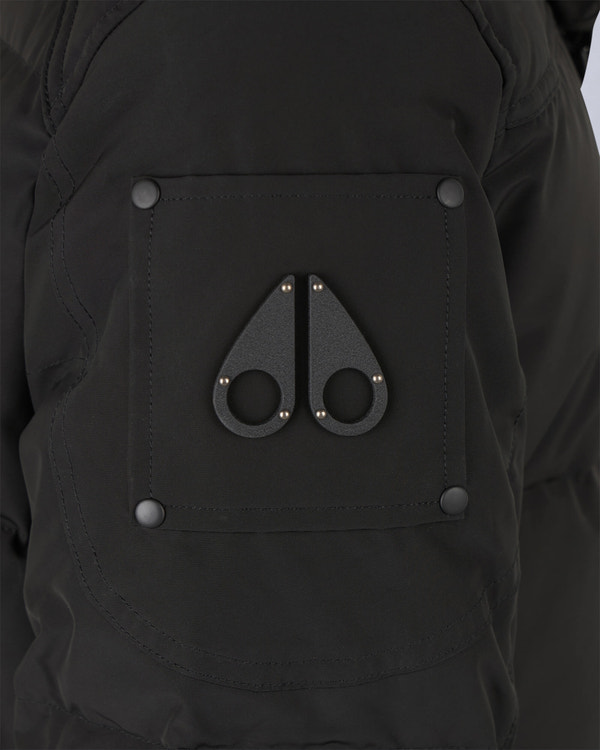 Moose Knuckles - M33LJ113S - Onyx Anguille Shearling Jacket - WOMENS - Black / ice sherling  - Detail1