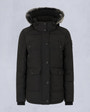 Moose Knuckles - M33LJ113S - Onyx Anguille Shearling Jacket - WOMENS - Black / ice sherling  - GM