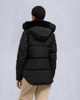 Moose Knuckles - M33LJ113S - Onyx Anguille Shearling Jacket - WOMENS - Black / Black Shearling - Back