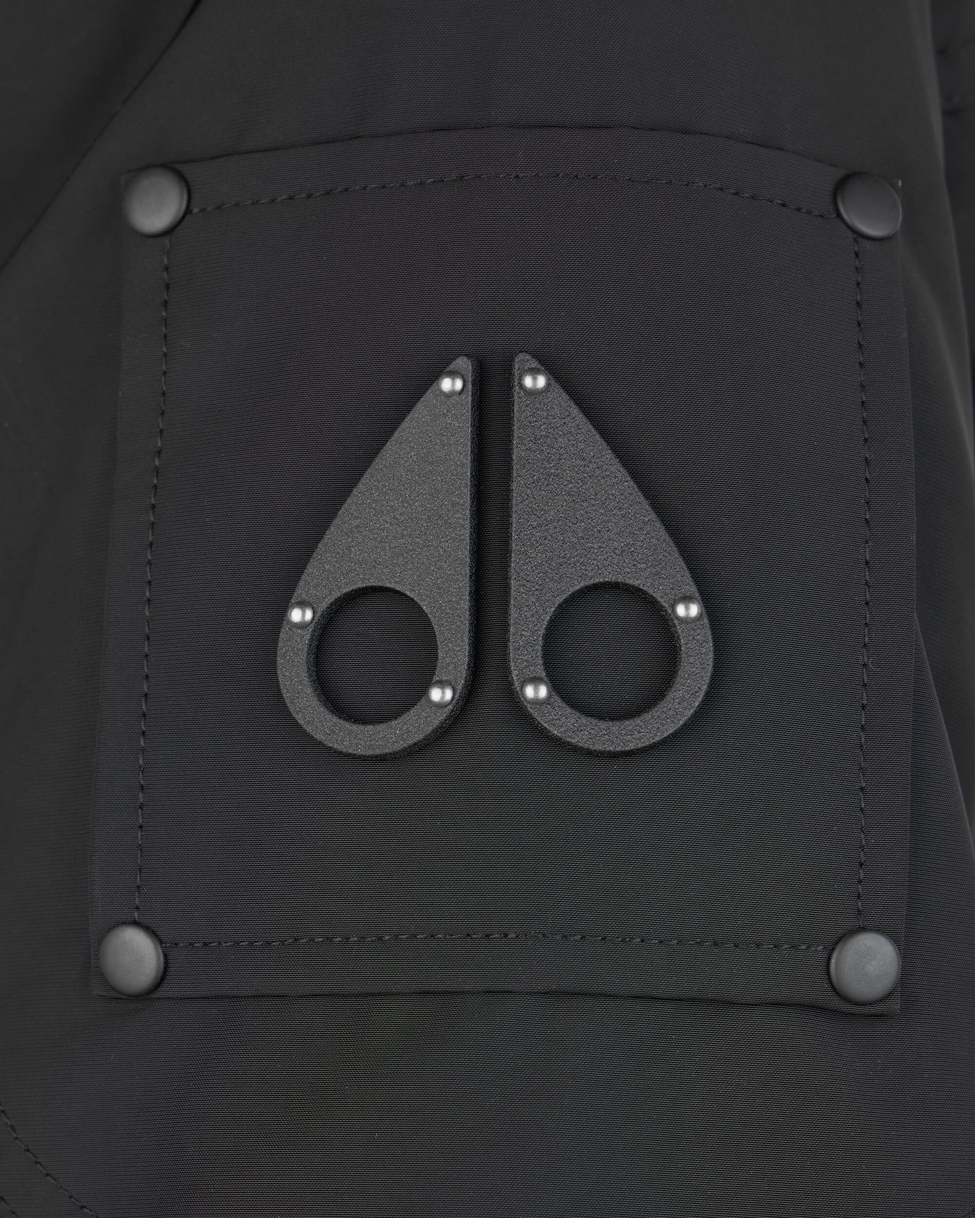 Moose Knuckles - M33LJ113S - Onyx Anguille Shearling Jacket - WOMENS - Black / Black Shearling - Detail1