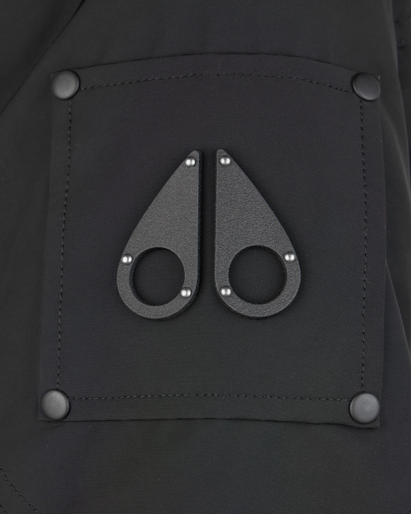 Moose Knuckles - M33LJ113S - Onyx Anguille Shearling Jacket - WOMENS - Black / Black Shearling - Detail1