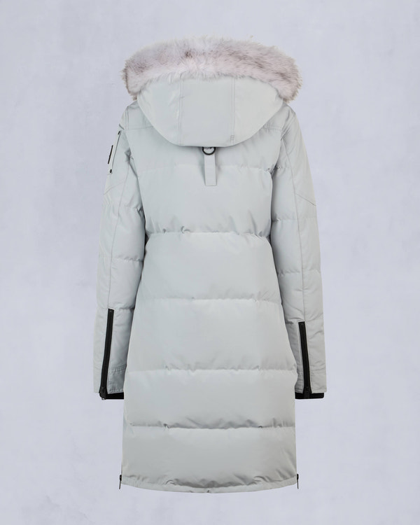 Moose Knuckles - M33LP211S - Onyx Shearling Causapscal Parka - WOMENS - Grey Birch /Natural - Detail2