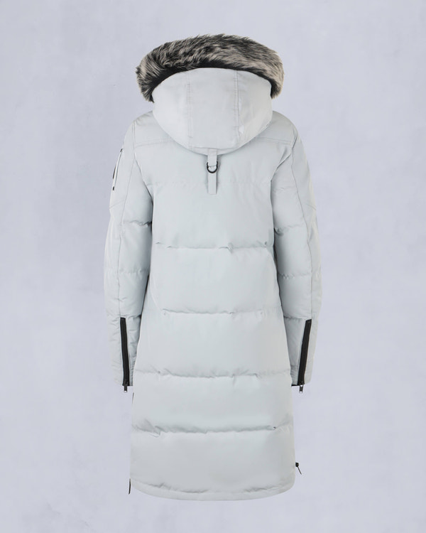 Moose Knuckles - M33LP211S - Onyx Shearling Causapscal Parka - WOMENS - Grey birch / ice sgerling  - Detail2