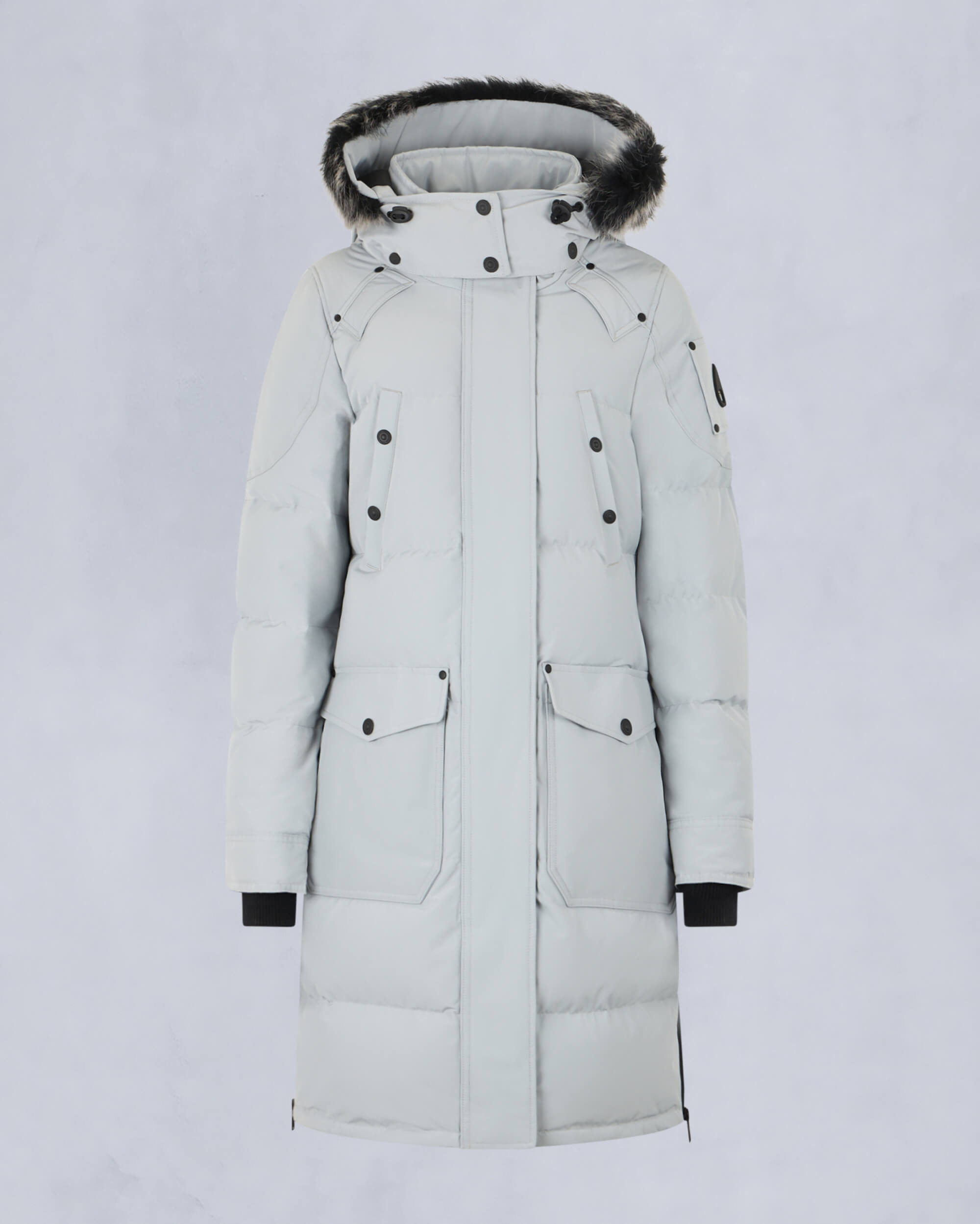 Moose Knuckles - M33LP211S - Onyx Shearling Causapscal Parka - WOMENS - Grey birch / ice sgerling  - GM