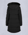 Moose Knuckles - M33LP211S - Onyx Shearling Trim Causapscal Parka - WOMENS - Black / Black Shearling - Detail2