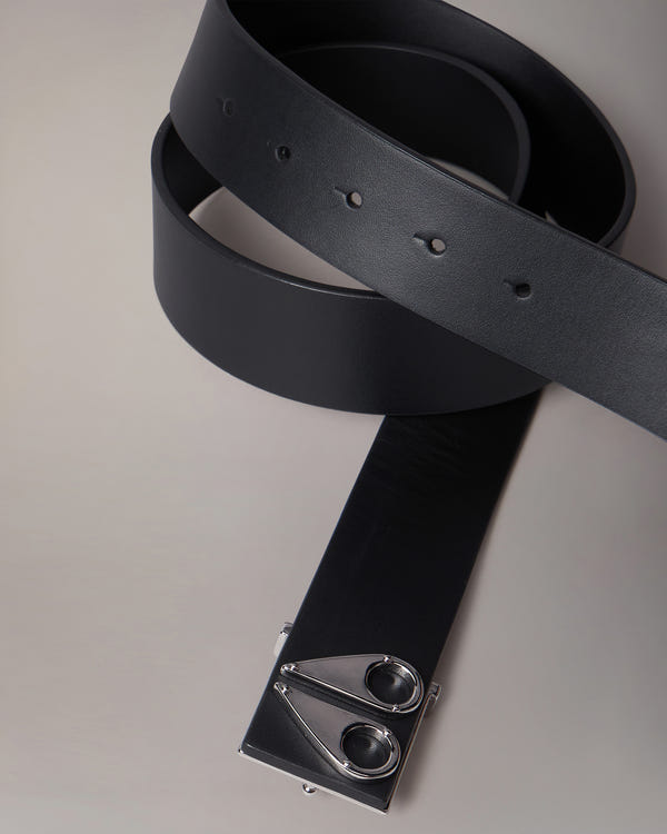 Moose Knuckles - M33MA509 - Logo Icon Belt - ACCESSORIES - Silver - Detail1
