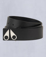 Moose Knuckles - M33MA509 - Logo Icon Belt - ACCESSORIES - Silver - Front Category