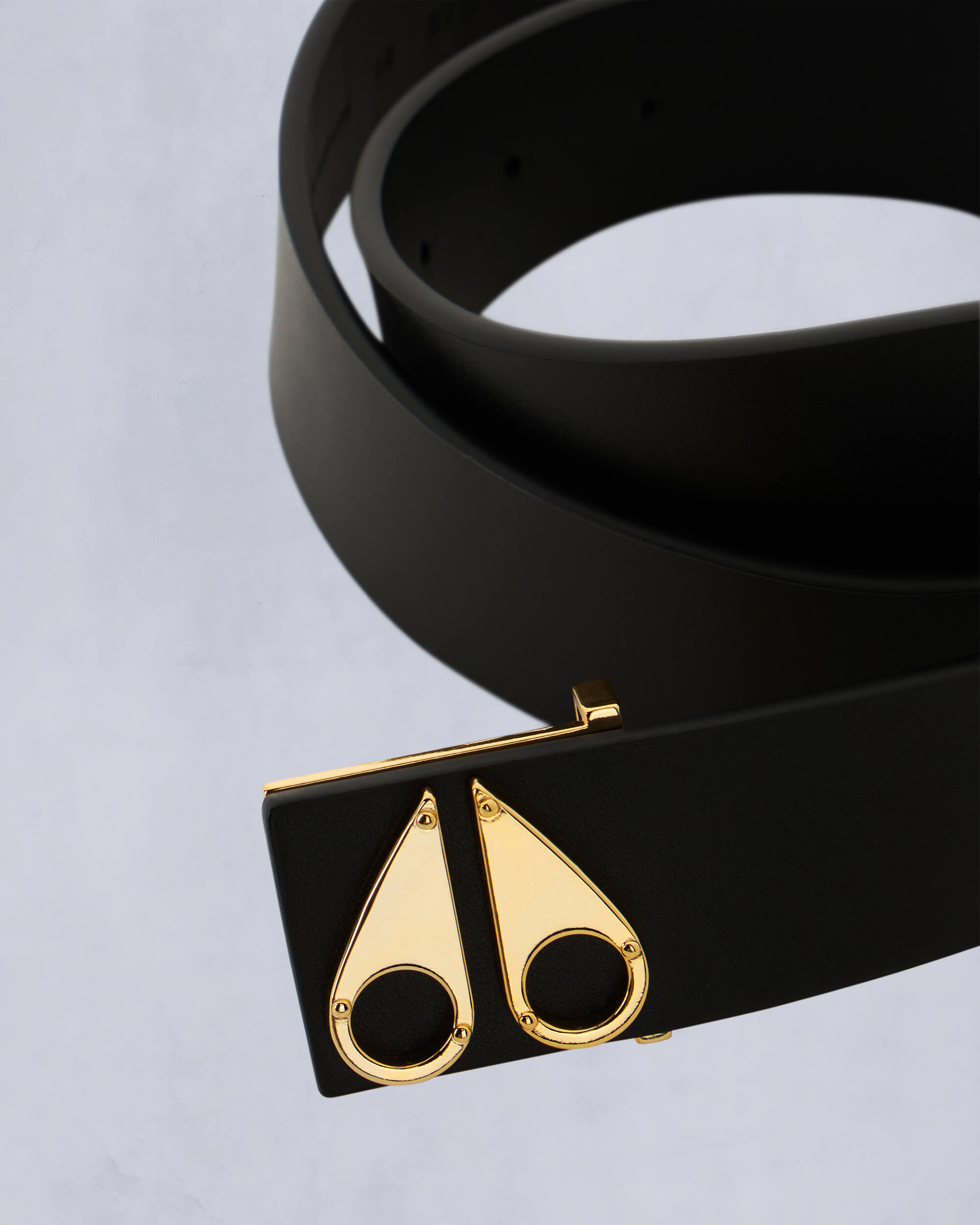 Moose Knuckles - M33MA509G - Logo Icon Belt Gold  - ACCESSORIES - Gold - Detail1