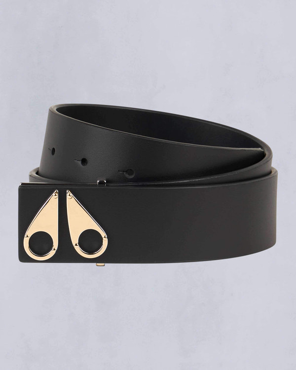 Moose Knuckles - M33MA509G - Logo Icon Belt Gold  - ACCESSORIES - Gold - Front Category