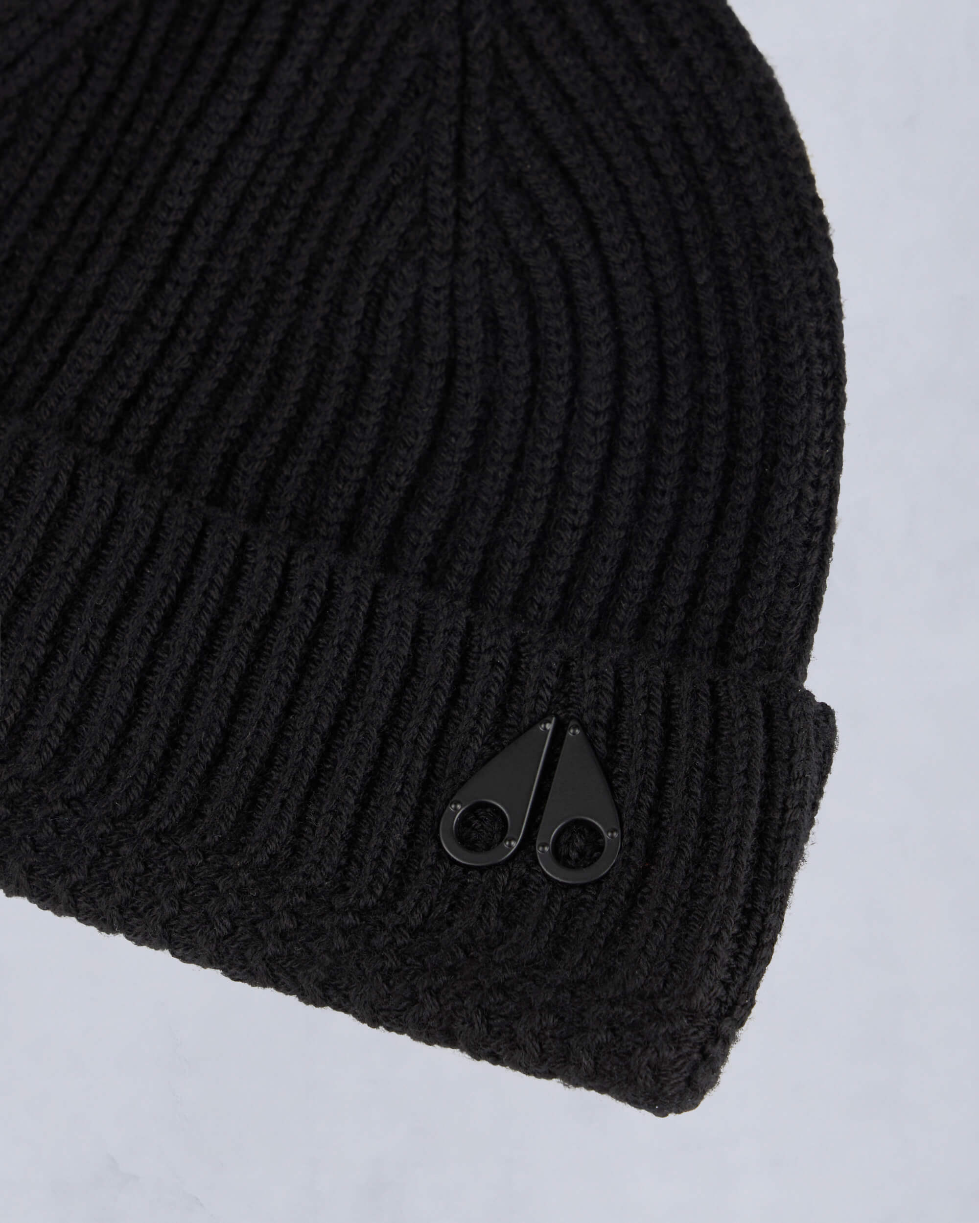 Logo Ribbed Beanie | Moose Knuckles