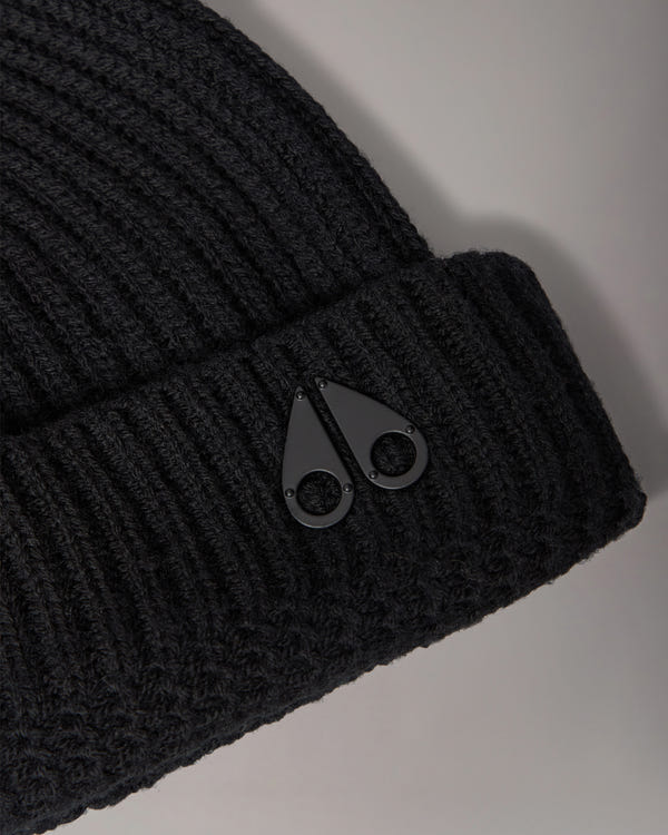 Moose Knuckles - M33MA518 - Tremble Beanie - ACCESSORIES - Black - Detail1