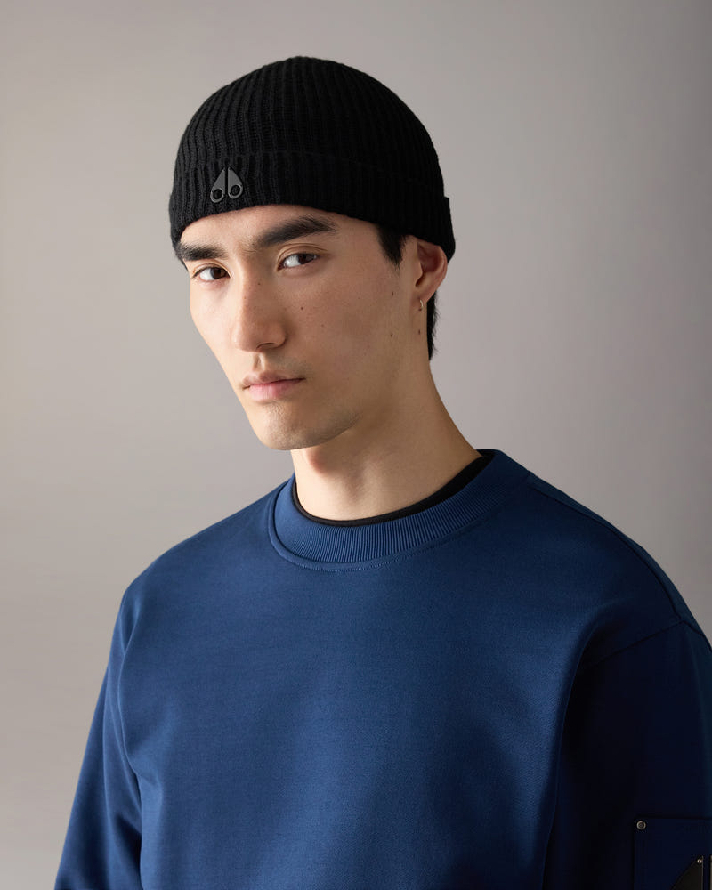 Moose Knuckles - M33MA518 - Tremble Beanie - ACCESSORIES - Black - Front Category