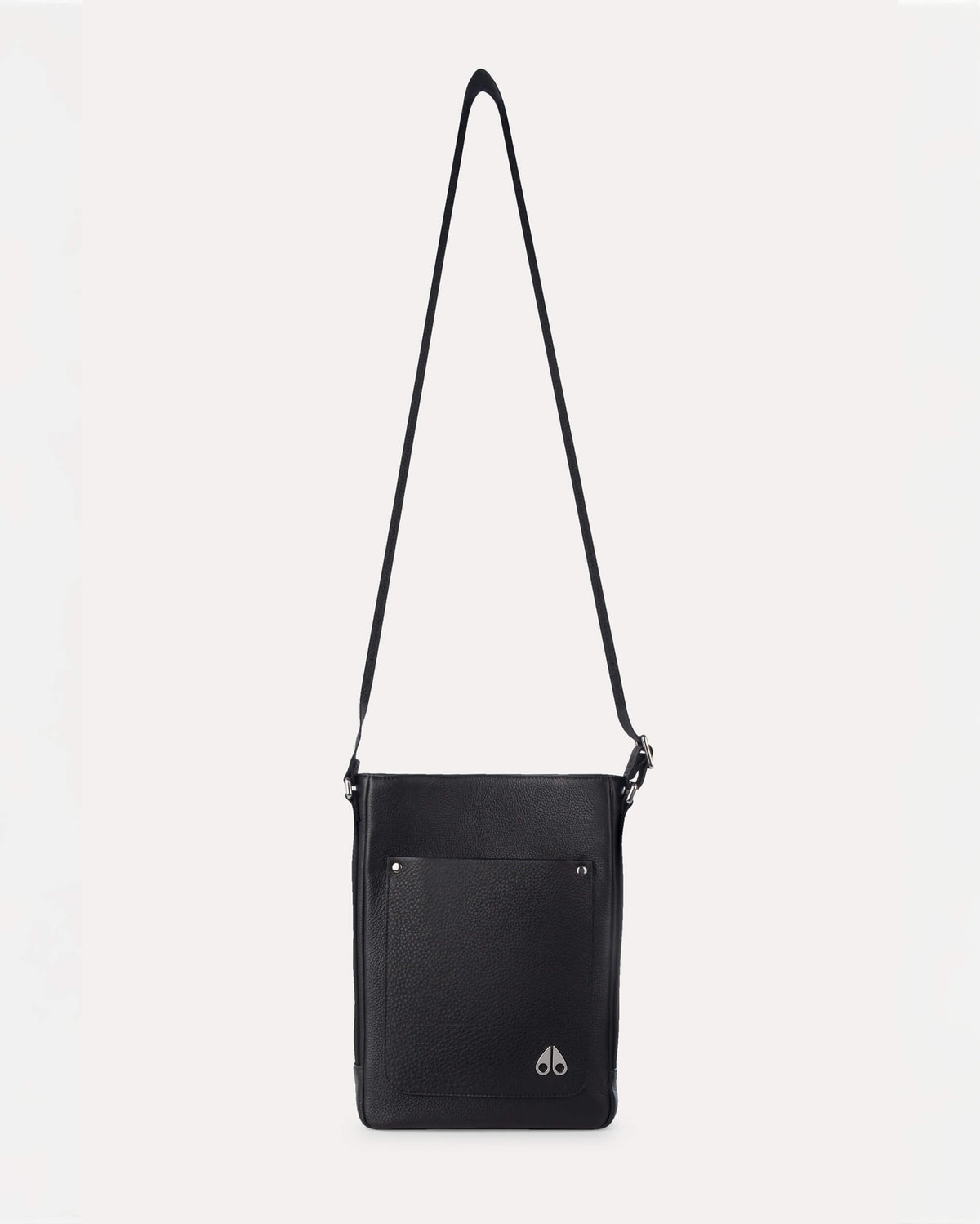 Moose Knuckles - M33MA583 - Decaire Leather Bag - ACCESSORIES - Black - Front