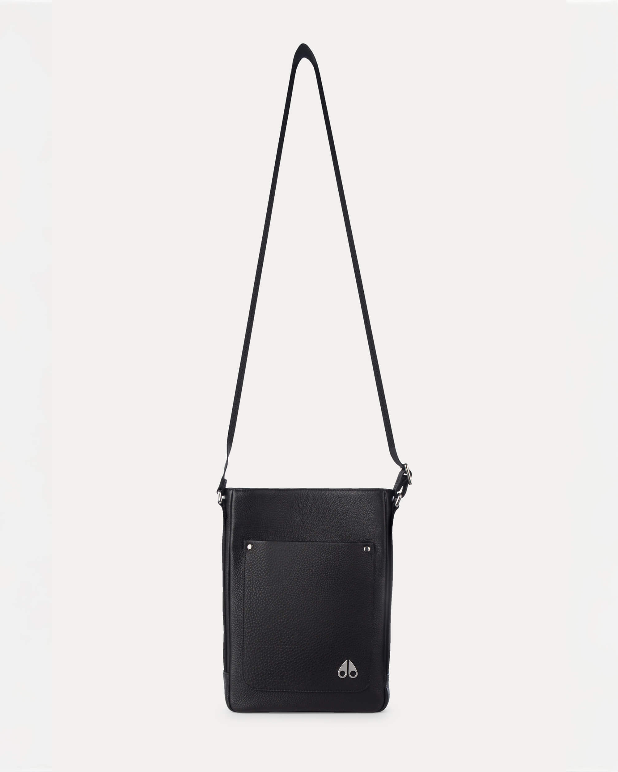 Moose Knuckles - M33MA583 - Decaire Leather Bag - ACCESSORIES - Black - Front