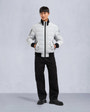 Moose Knuckles - M33MB014S - Onyx Scotchtown Shearling Trim Bomber Jacket - MENS - Grey Birch /Natural - Detail3