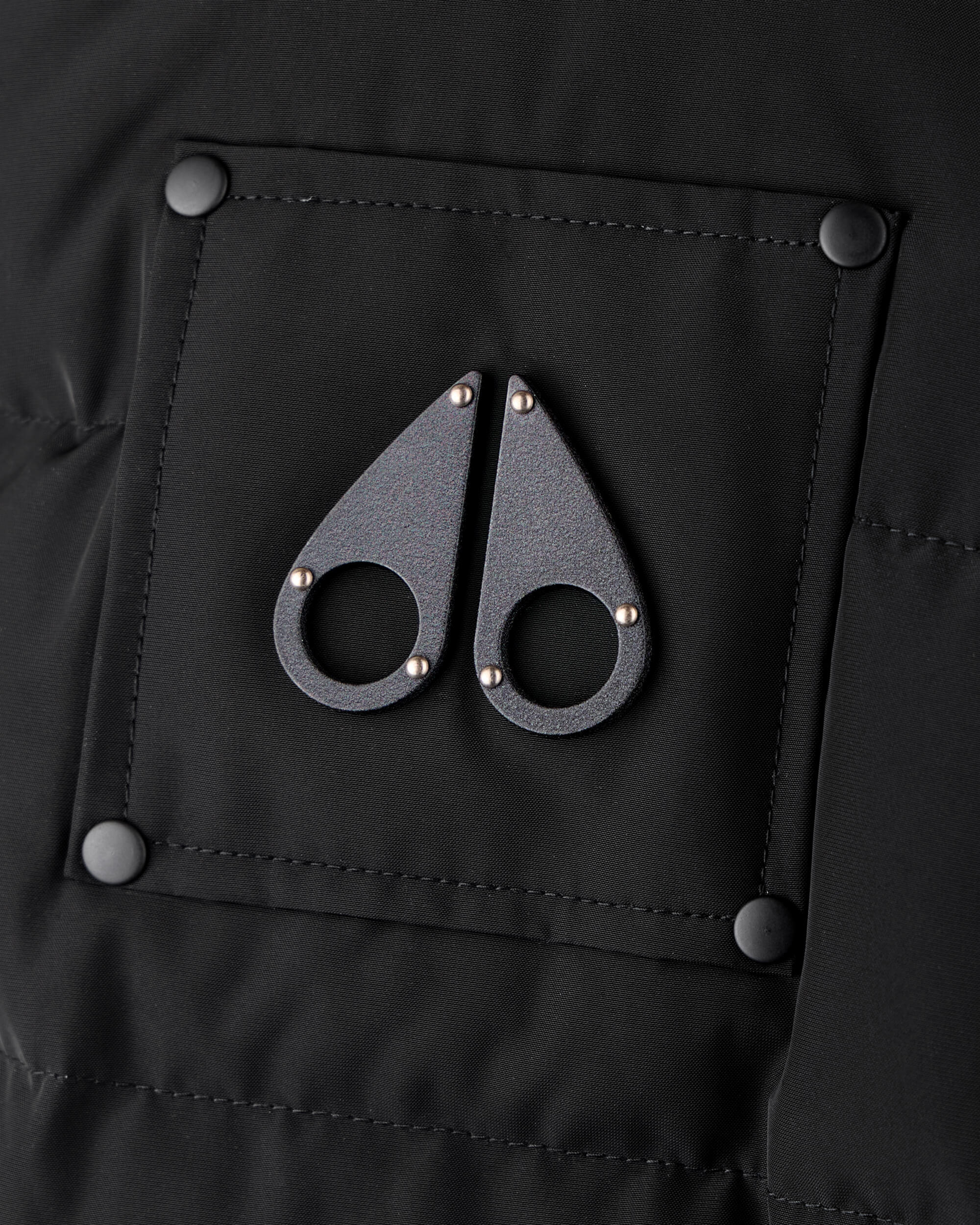 Moose Knuckles - M33MB014S - Onyx Scotchtown Shearling Bomber Jacket - MENS -  - Detail1