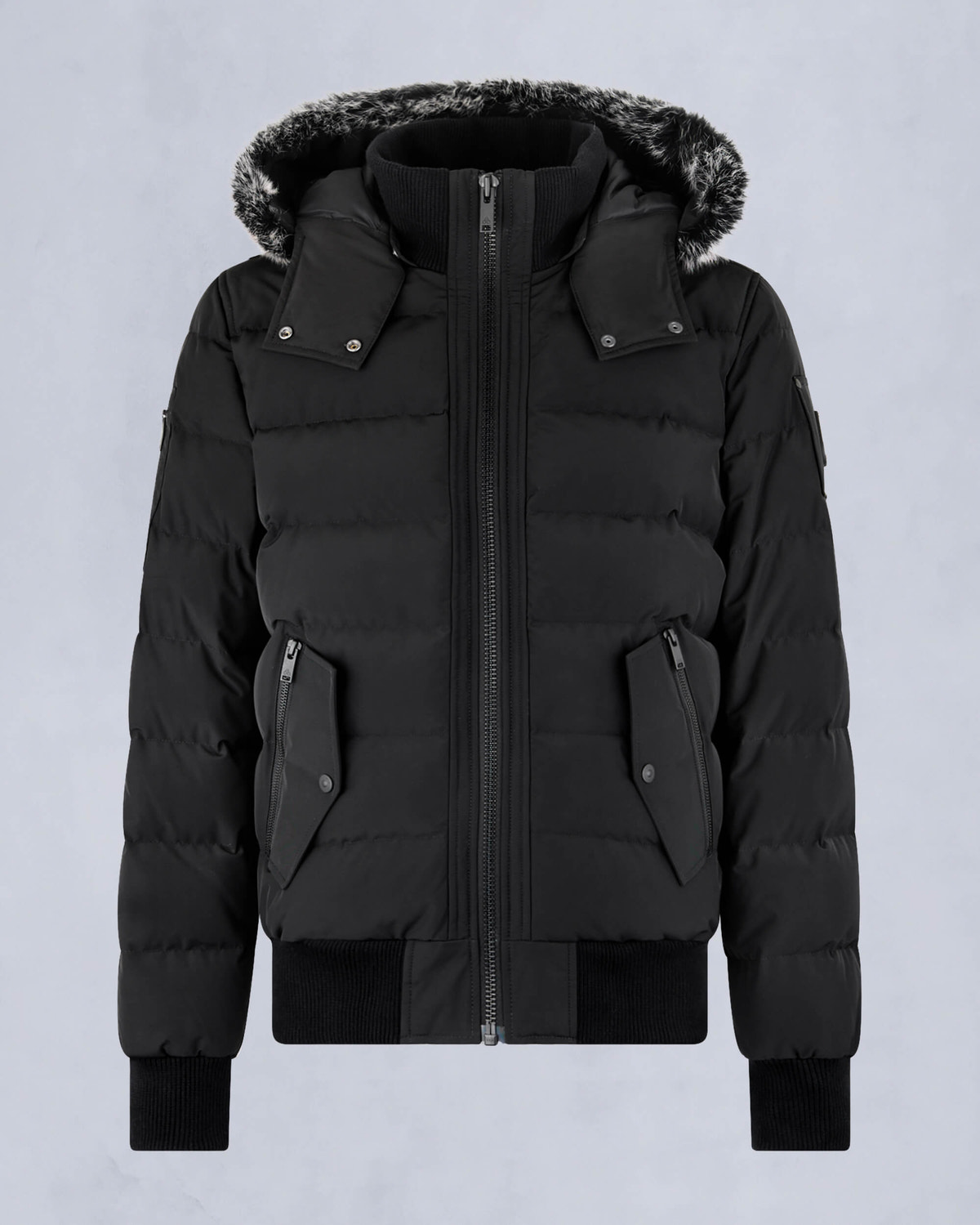 Moose Knuckles - M33MB014S - Onyx Scotchtown Shearling Bomber Jacket - MENS -  - GM