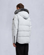 Moose Knuckles - M33MJ122S - Onyx Round Island Shearling Down Jacket - MENS - Grey birch / ice sgerling  - Back