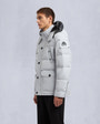 Moose Knuckles - M33MJ122S - Onyx Round Island Shearling Down Jacket - MENS - Grey birch / ice sgerling  - Front