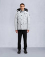 Moose Knuckles - M33MJ122S - Onyx Round Island Shearling Trim Jacket - MENS - Grey birch / ice sgerling  - Front Category