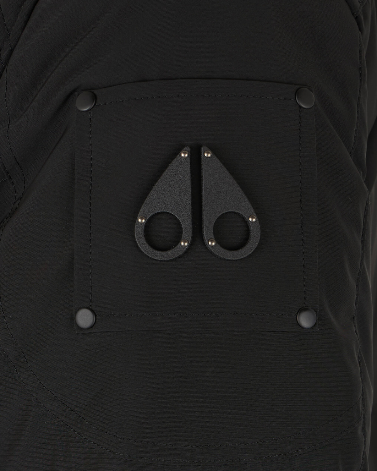 Moose Knuckles - M33MJ122S - Onyx Round Island Shearling Trim Jacket - MENS -  - Detail1