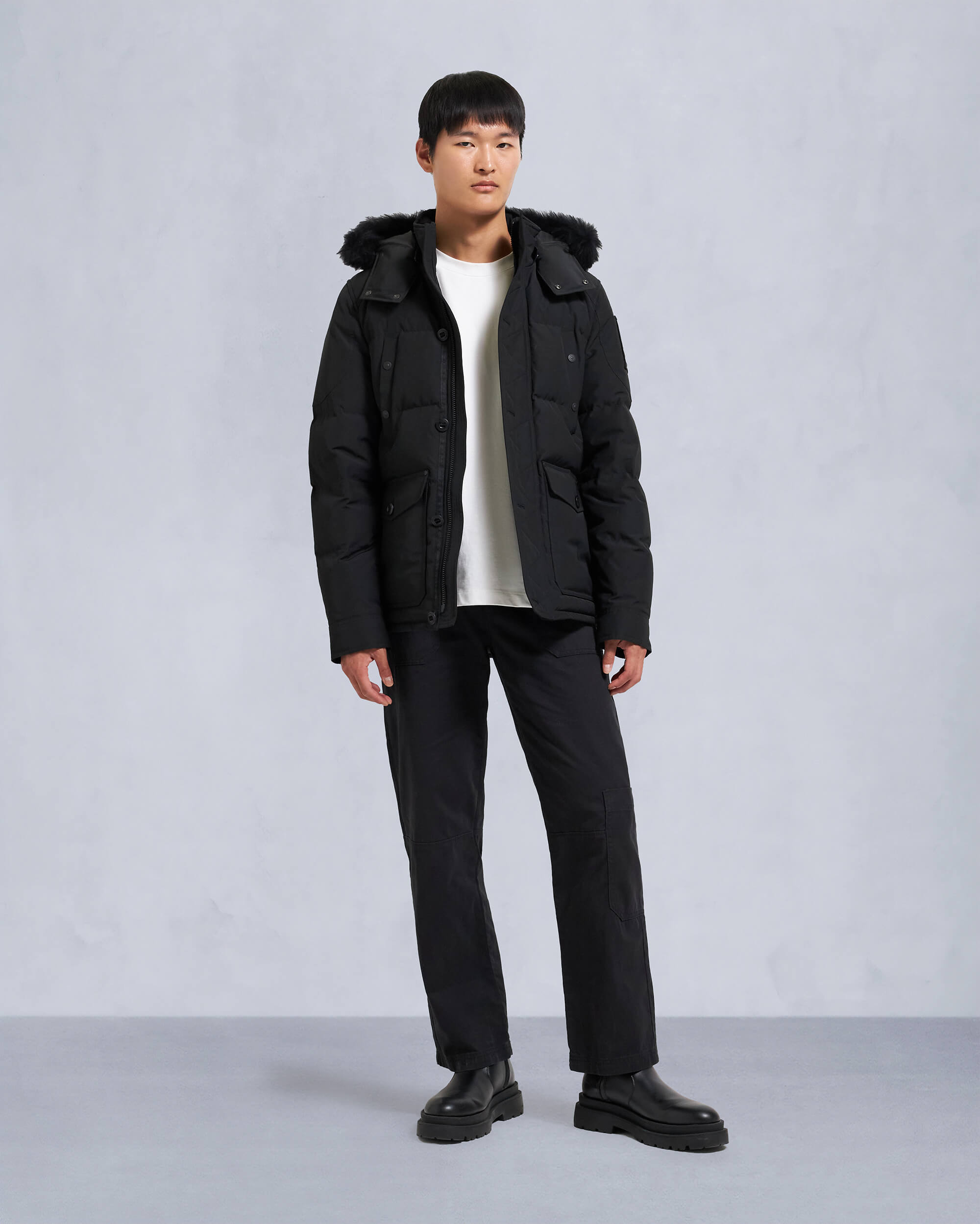 【MOOSE KNUCLES】ONYX ANGUILLE SHEARLING ジャケット ダウン MOOSE KNUCLES】ONYX ANGUILLE SHEARLING ジャケット ダウン