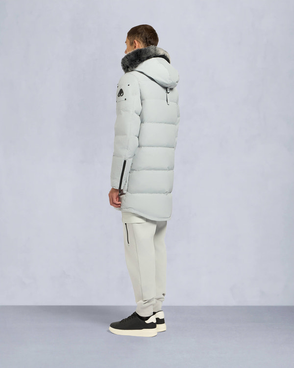 Moose Knuckles - M33MP210S - Onyx Shearling Big Ridge Parka - MENS - Grey birch / ice sgerling  - Back