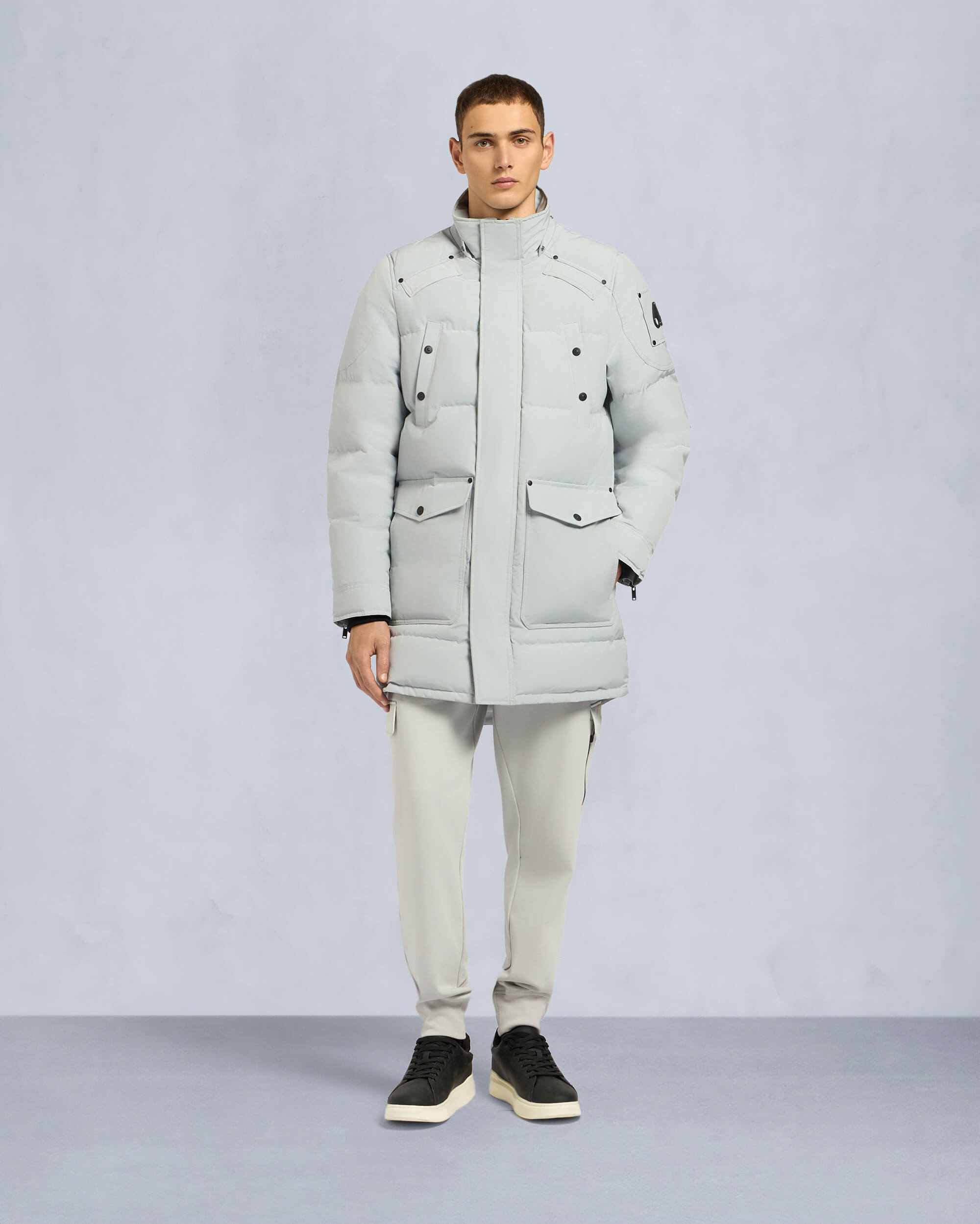 Moose Knuckles - M33MP210S - Onyx Shearling Big Ridge Parka - MENS - Grey birch / ice sgerling  - Detail3