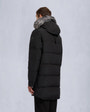Moose Knuckles - M33MP210S - Onyx Shearling Big Ridge Parka - MENS - Black / ice sherling  - Back