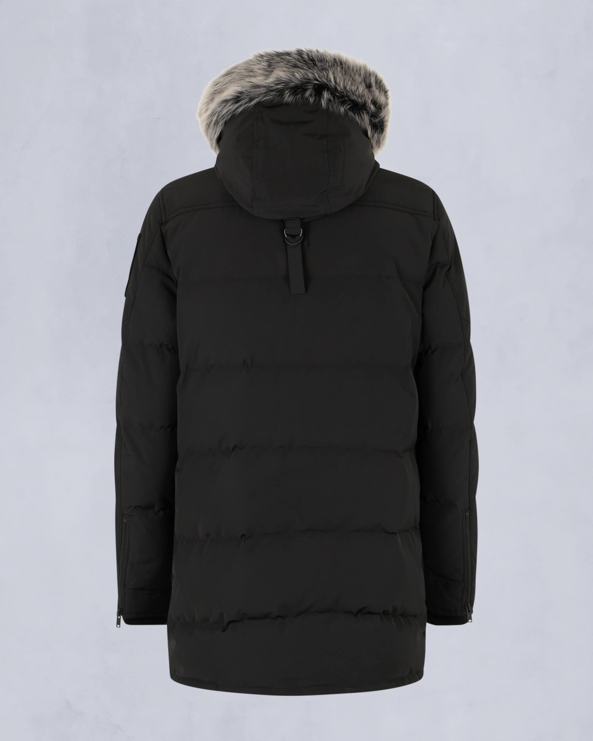 Moose Knuckles - M33MP210S - Onyx Shearling Big Ridge Parka - MENS - Black / ice sherling  - Detail2
