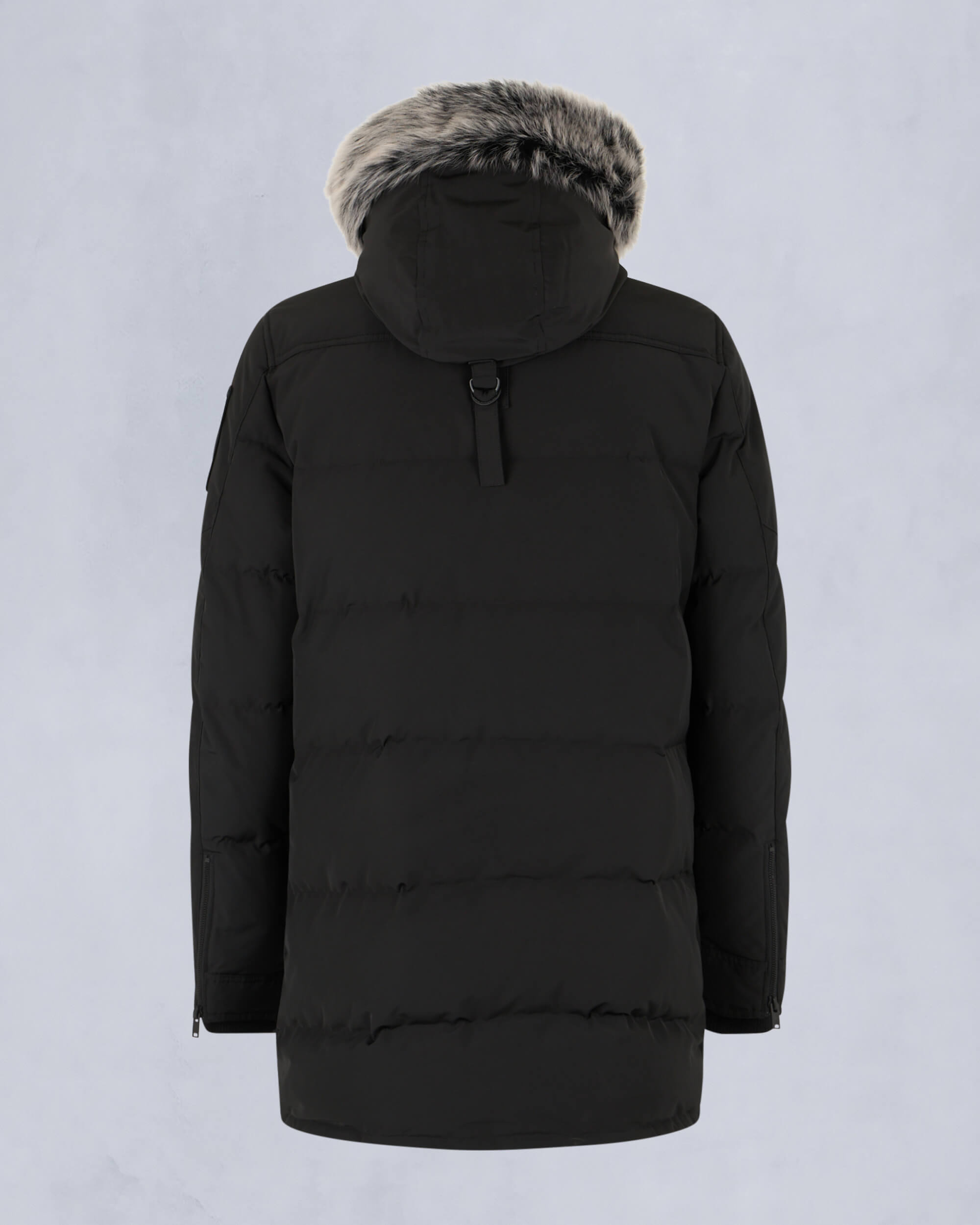 Moose Knuckles - M33MP210S - Onyx Shearling Big Ridge Parka - MENS - Black / ice sherling  - Detail2