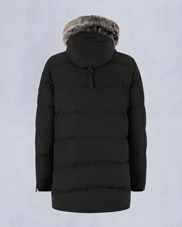 Moose Knuckles - M33MP210S - Onyx Shearling Big Ridge Parka - MENS - Black / ice sherling  - Detail2
