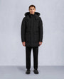 Moose Knuckles - M33MP210S - Onyx Shearling Trim Big Ridge Parka - MENS - Black / ice sherling  - Front Category