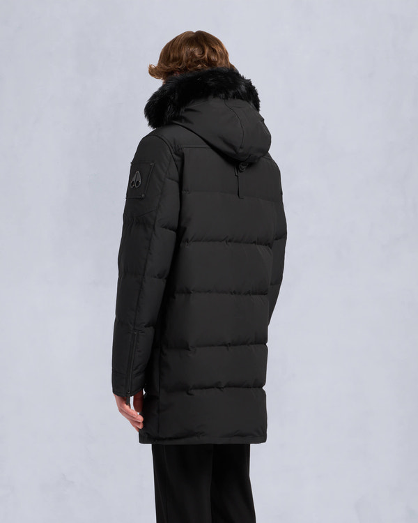 Moose Knuckles - M33MP210S - Onyx Shearling Big Ridge Parka - MENS - Black / Black Shearling - Back