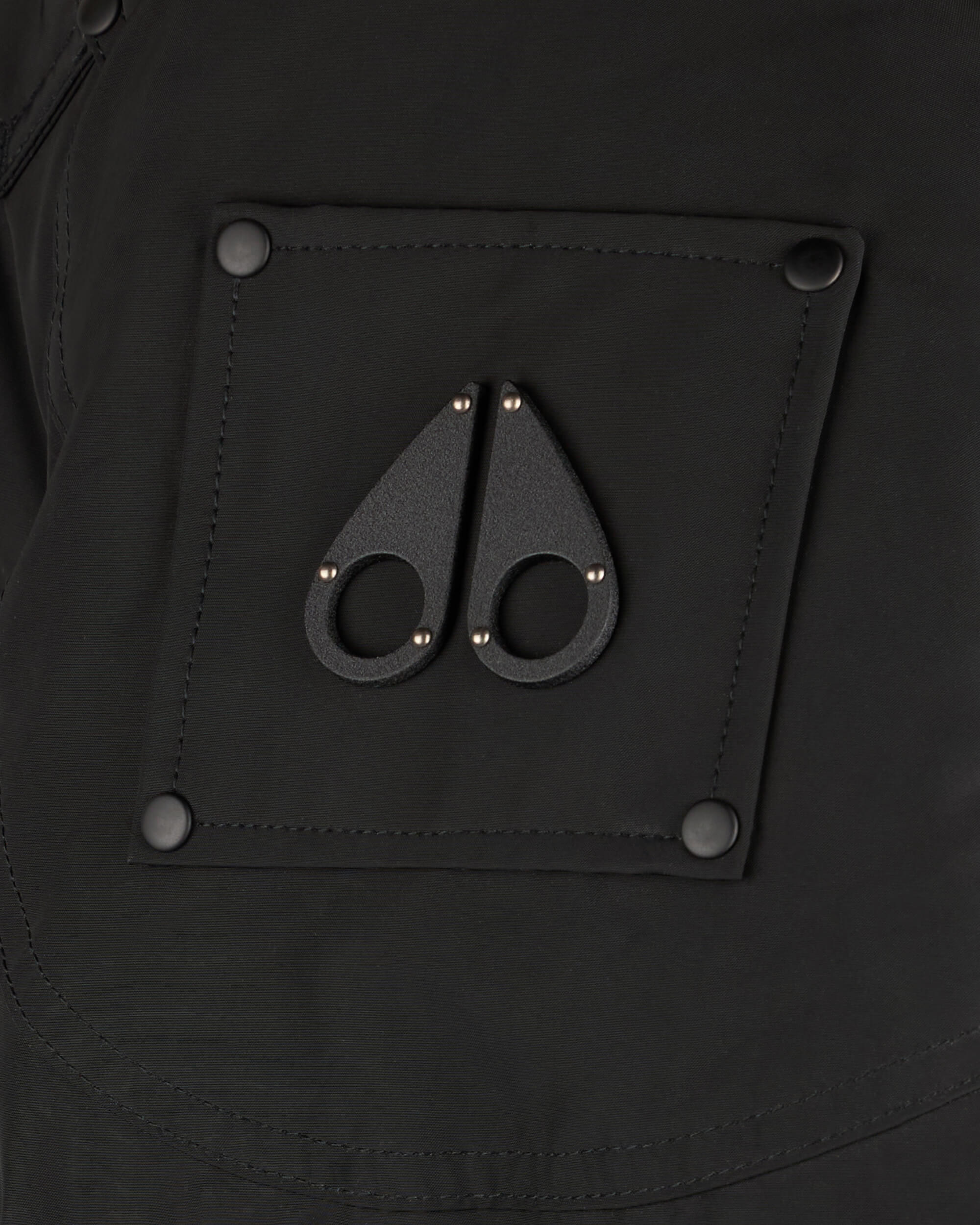 Moose Knuckles - M33MP210S - Onyx Shearling Big Ridge Parka - MENS - Black / Black Shearling - Detail1