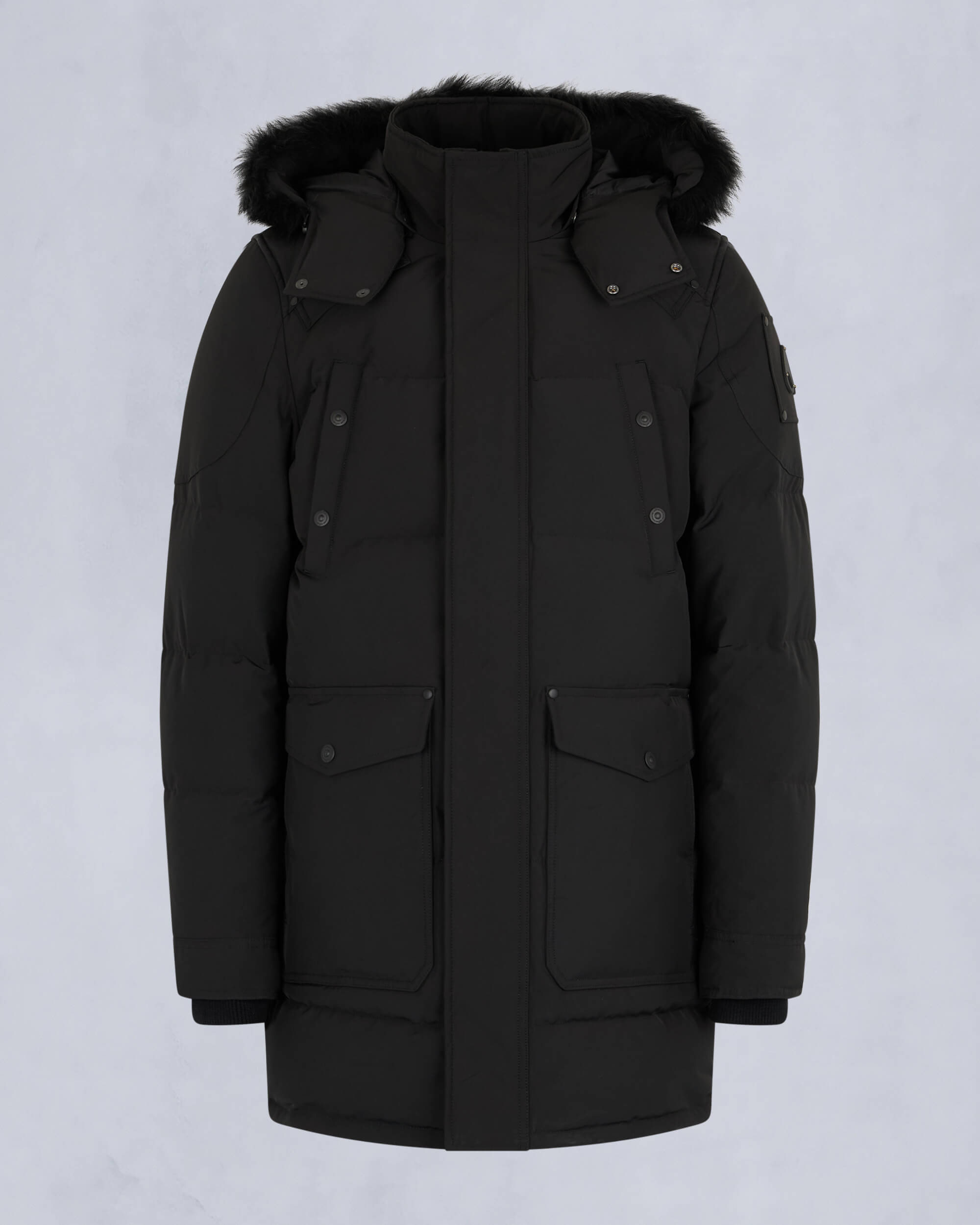 Moose Knuckles - M33MP210S - Onyx Shearling Big Ridge Parka - MENS - Black / Black Shearling - GM