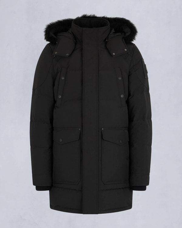Moose Knuckles - M33MP210S - Onyx Shearling Big Ridge Parka - MENS - Black / Black Shearling - GM